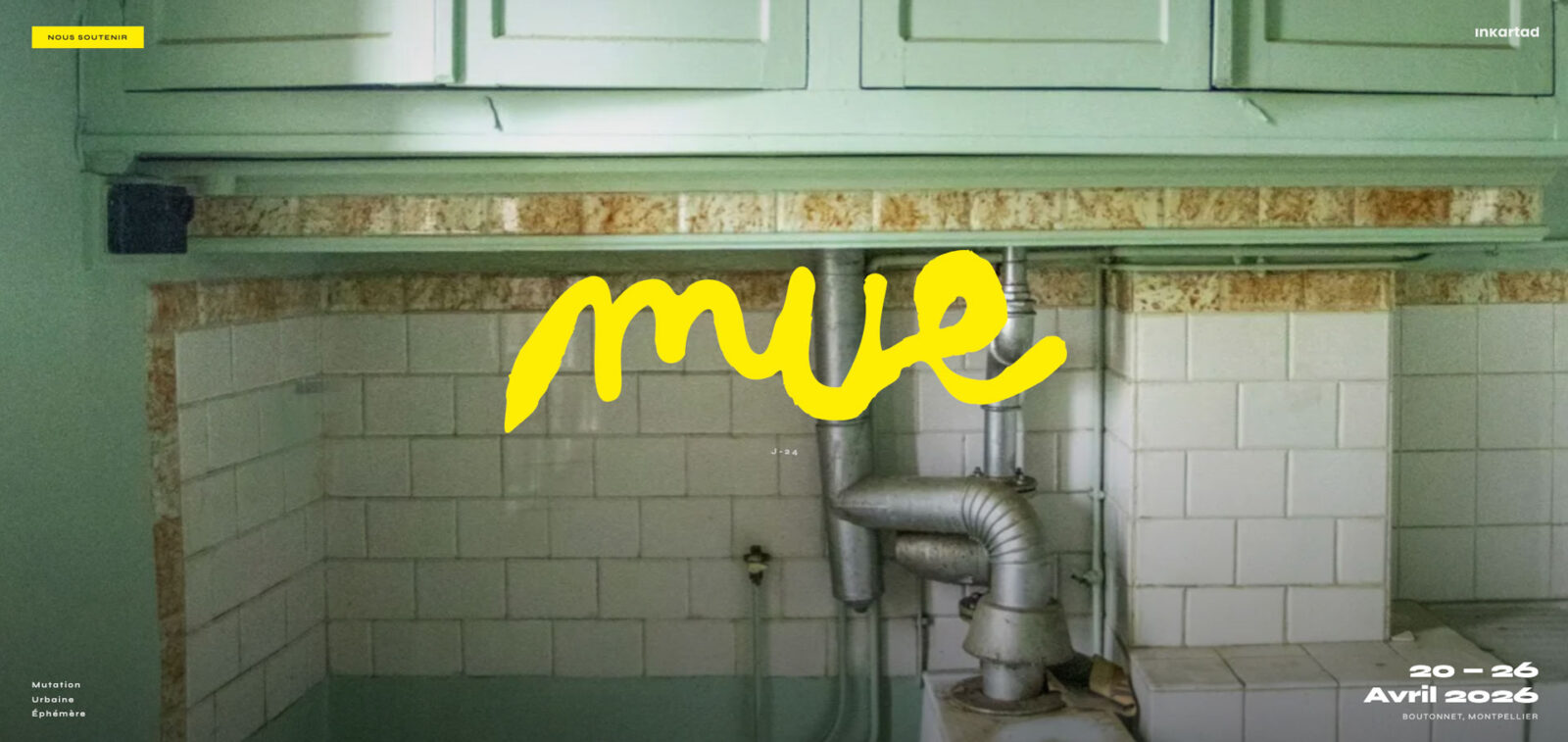 MUE – Mutation Urbaine Éphémère — Édition par Philippe Gautier, graphiste à Montpellier